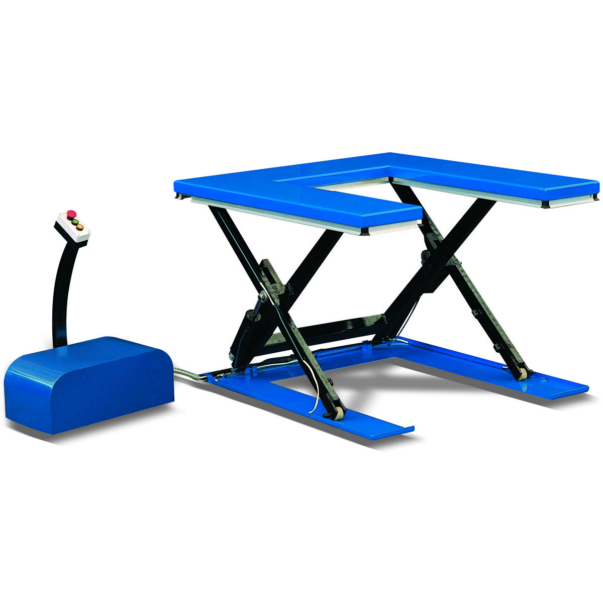 超低液壓升降平臺(tái)在倉(cāng)庫(kù)高效裝卸貨物的優(yōu)勢(shì)