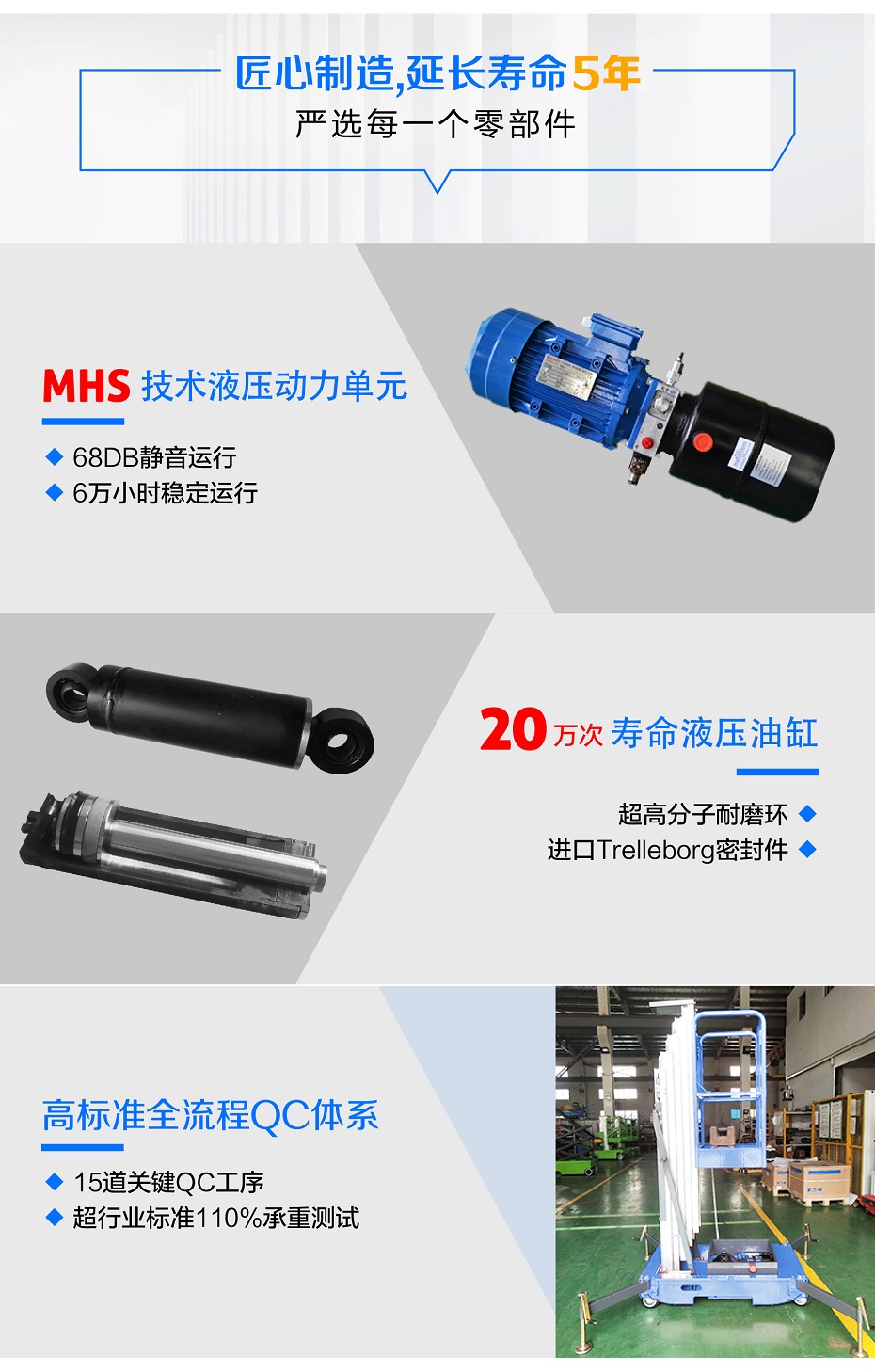 多柱鋁合金升降平臺 多柱鋁合金升降平臺